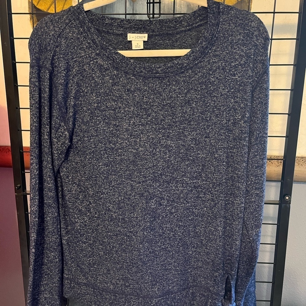 J. Crew Blue Sweatshirt Cozy and Stylish